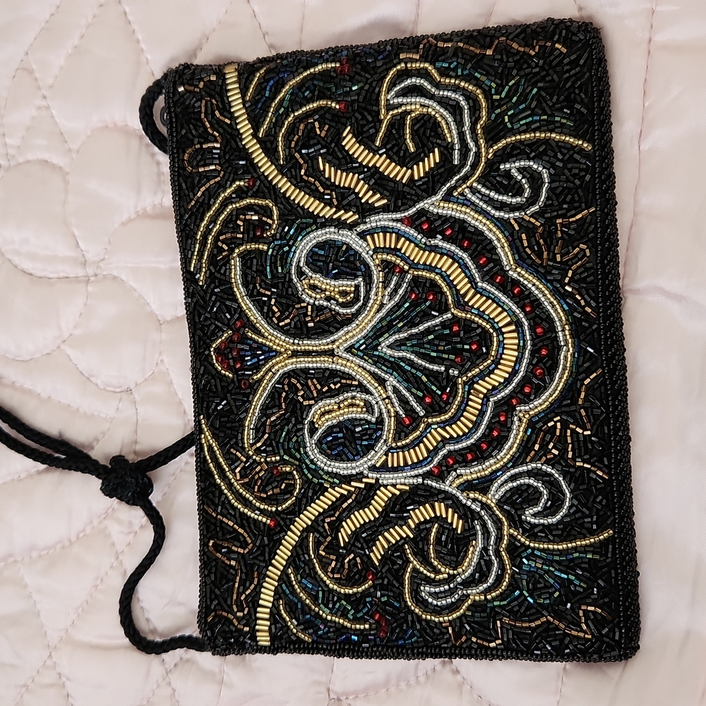 Beaded purse
